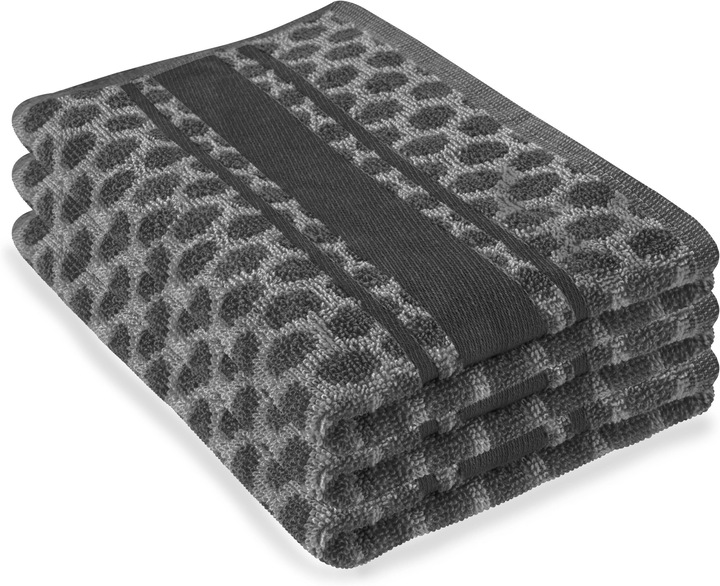 Actual product image Aspero 3 terry cotton tea towels (50 x 70 cm)
