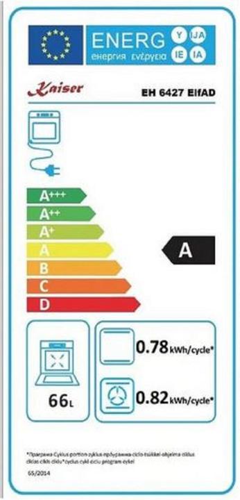 Energy Label Kaiser EH 6427 ElfAD