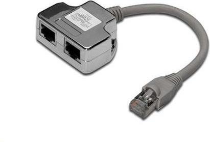 Actual product image PremiumCord RJ45 distributor (1 port ISDN + 1 port RJ45 10/100Base T)