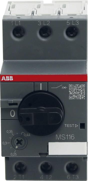 Actual product image ABB Motor protection switch MS116 - 0.4