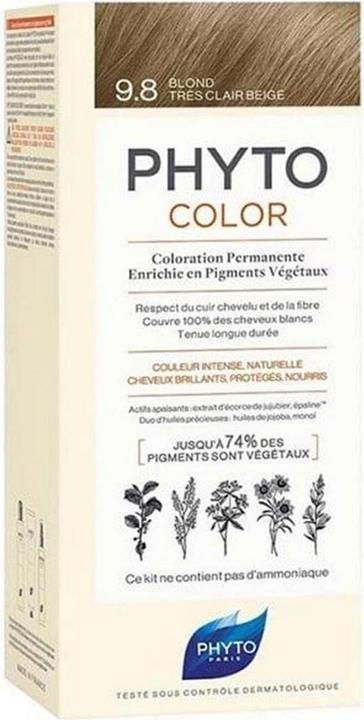 Produktbild Phyto Color Kit Coloration 9.8 Very Light Beige Blonde (9.8 Very Light Beige Blonde)