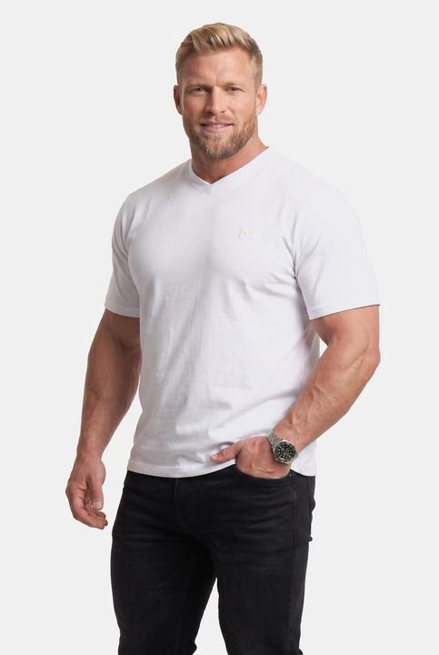 Immagine prodotto Men+ T-Shirt, Basic, 2er-Pack, Halbarm, V-Ausschnitt (XL)