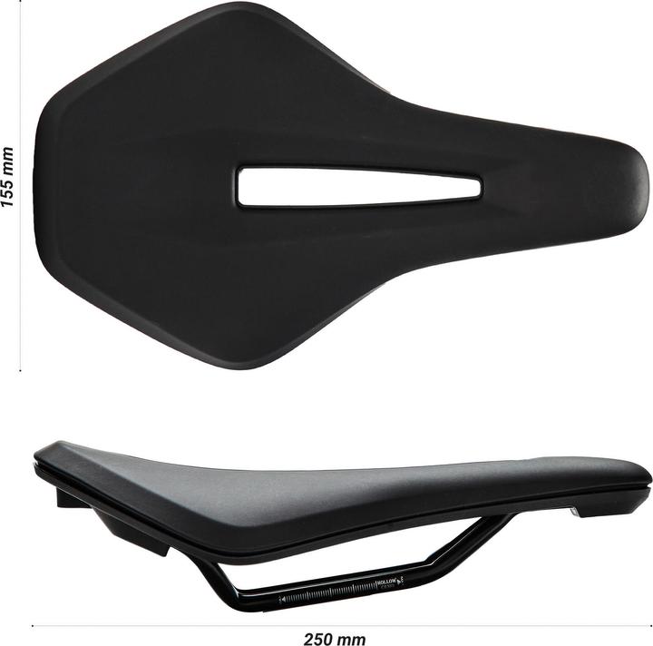 Immagine prodotto Decathlon Sella unisex per bici da corsa MTB - Leggera 155 mm