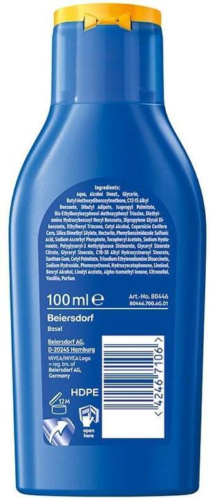 Produktbild NIVEA Protect&Moisture (Sonnencreme, Sonnenmilch, SPF 50+, 100 ml)