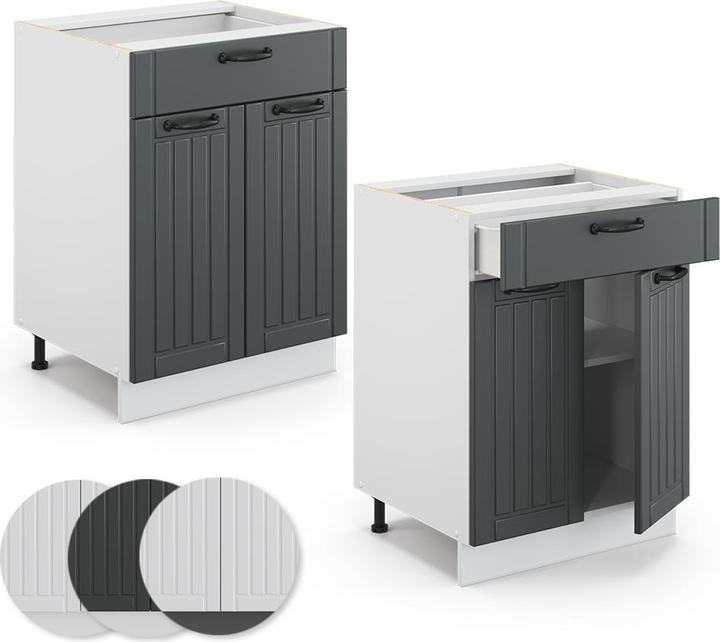 Actual product image Vicco Fame-Line with drawer, AP oak (60 x 60 x 81.5 cm)