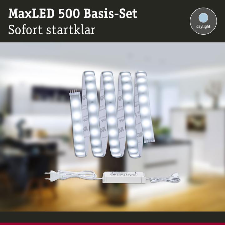 Produktbild Paulmann MaxLED 500 Stripe Set (Kaltweiss, 150 cm, Indoor)