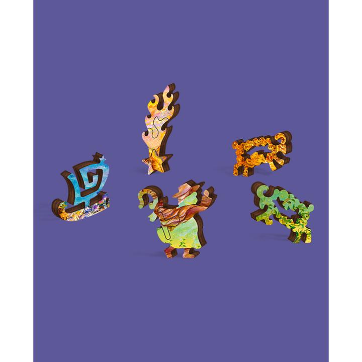 Actual product image DaVici Jigsaw - Star sign Aries (100 pieces)