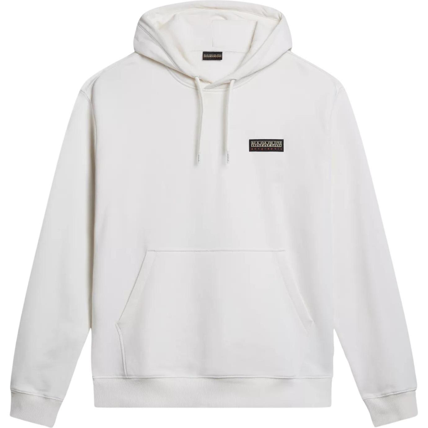 Napapijri, Herren, Pullover, hoodie iaato, Weiss, (S)