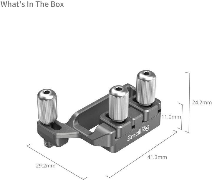 Productafbeelding SmallRig USB-C&MULTI kabelklem voor Sony FX3 / FX30 HawkLock snelsluitkooien 4829 (Diverse video accessoires)