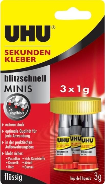 Productafbeelding UHU Bliksemsnelle mini's (1 g)