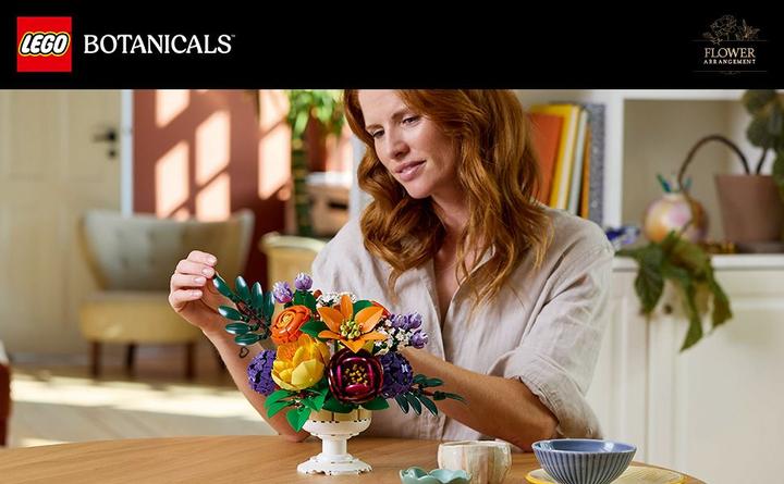 Actual product image LEGO Flower arrangement (10345, LEGO Botanical, LEGO Rare Sets)