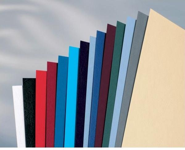 Actual product image GBC LeatherGrain - cardboard A4 100 pcs - royal blue