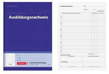 Immagine prodotto Brunnen Libretto di report Registro di formazione giornaliero DIN A4 80g/m² 28 fogli (28 x)