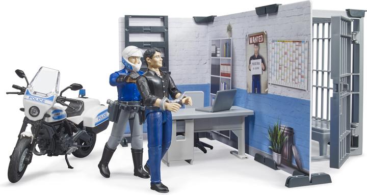 Produktbild Bruder Polizeistation mit Polizeimotorrad