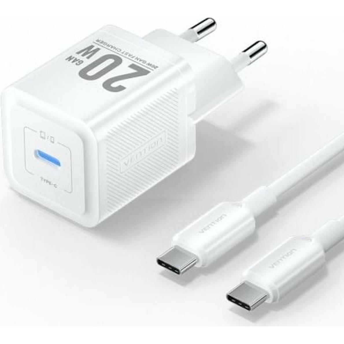Vention Caricabatterie da auto TZ-FEPW0-EU-01 (20 W), Caricatore USB