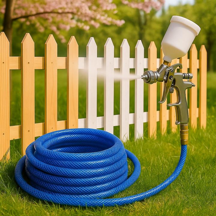 Produktbild Wiltec PVC Druckluftschlauch 20m Kompressorschlauch Gewebeschlauch Luftschlauch