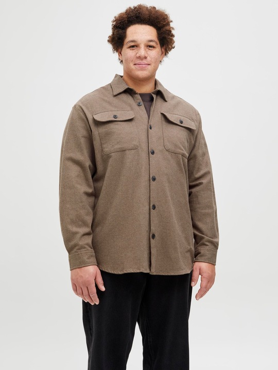 Produktbild Jack & Jones Plus Size Komfort Fit Overshirt Overshirt (7XL)