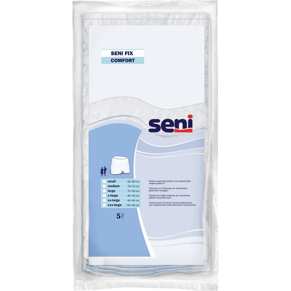 Seni, Inkontinenzhygiene, Fixierpanty 5er-Pack (5 x, Large plus)