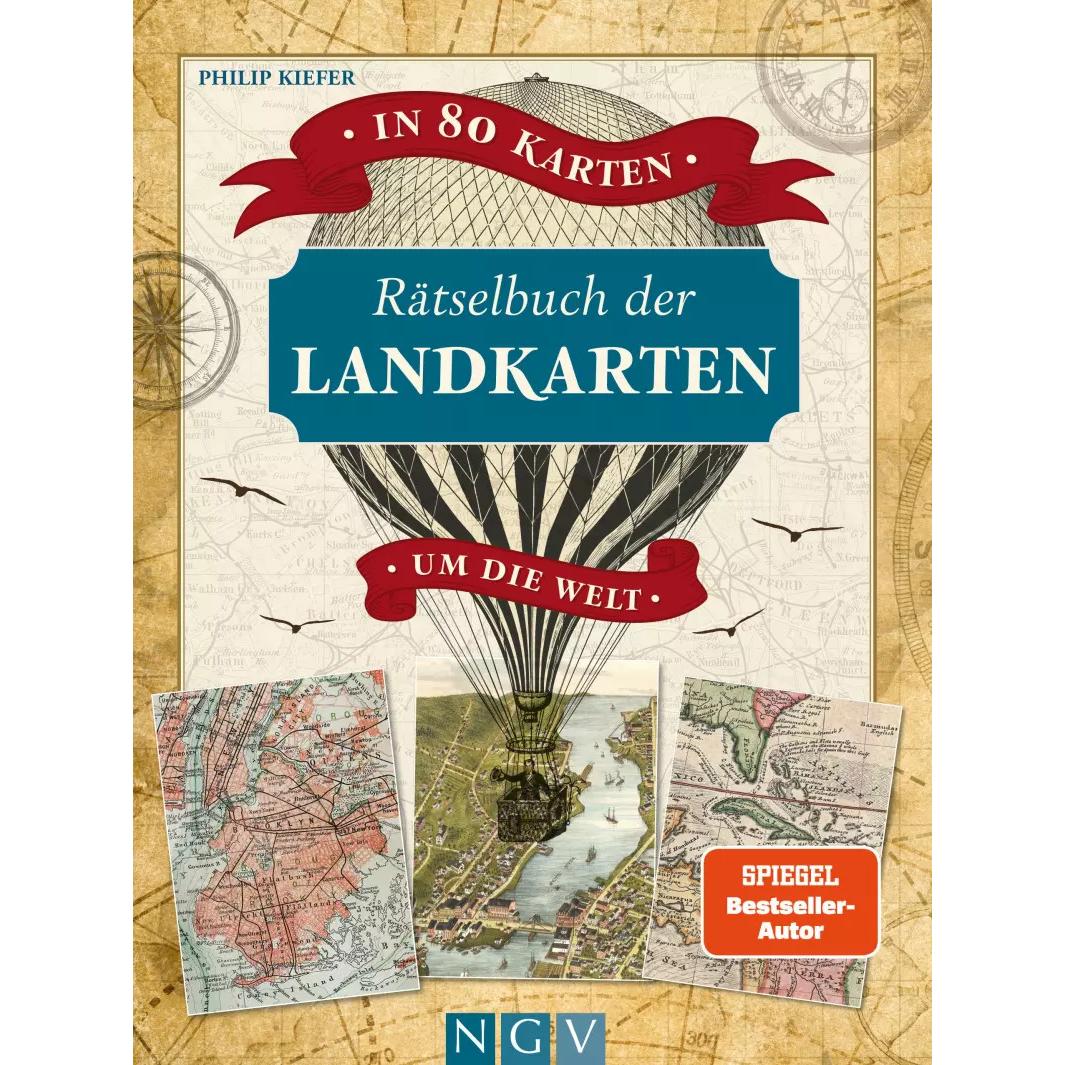 Rätselbuch der Landkarten • In 80 Karten um die Welt, Landkarte