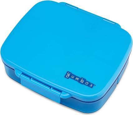 Yumbox Go - Auslaufsichere Bento Box 5 Fächer Miami Blau Lunchbox Znünibox