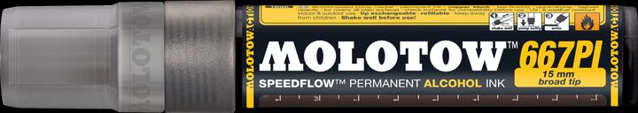 Produktbild Molotow Permanentmarker Masterpiece Speedflow nachfüllbar 667 PI 15mm kupferschwarz (Kupferschwarz, 15 mm, 1 x)