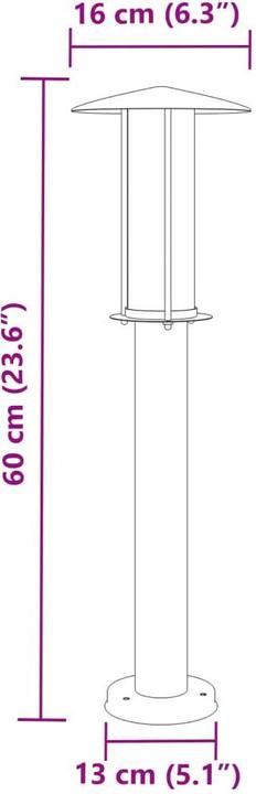 Image du produit vidaXL Stehleuchte aussen (E27, IP44)