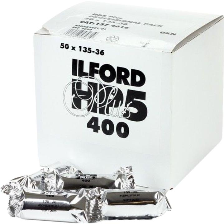 Actual product image Ilford 1x50 HP 5 plus 135/36