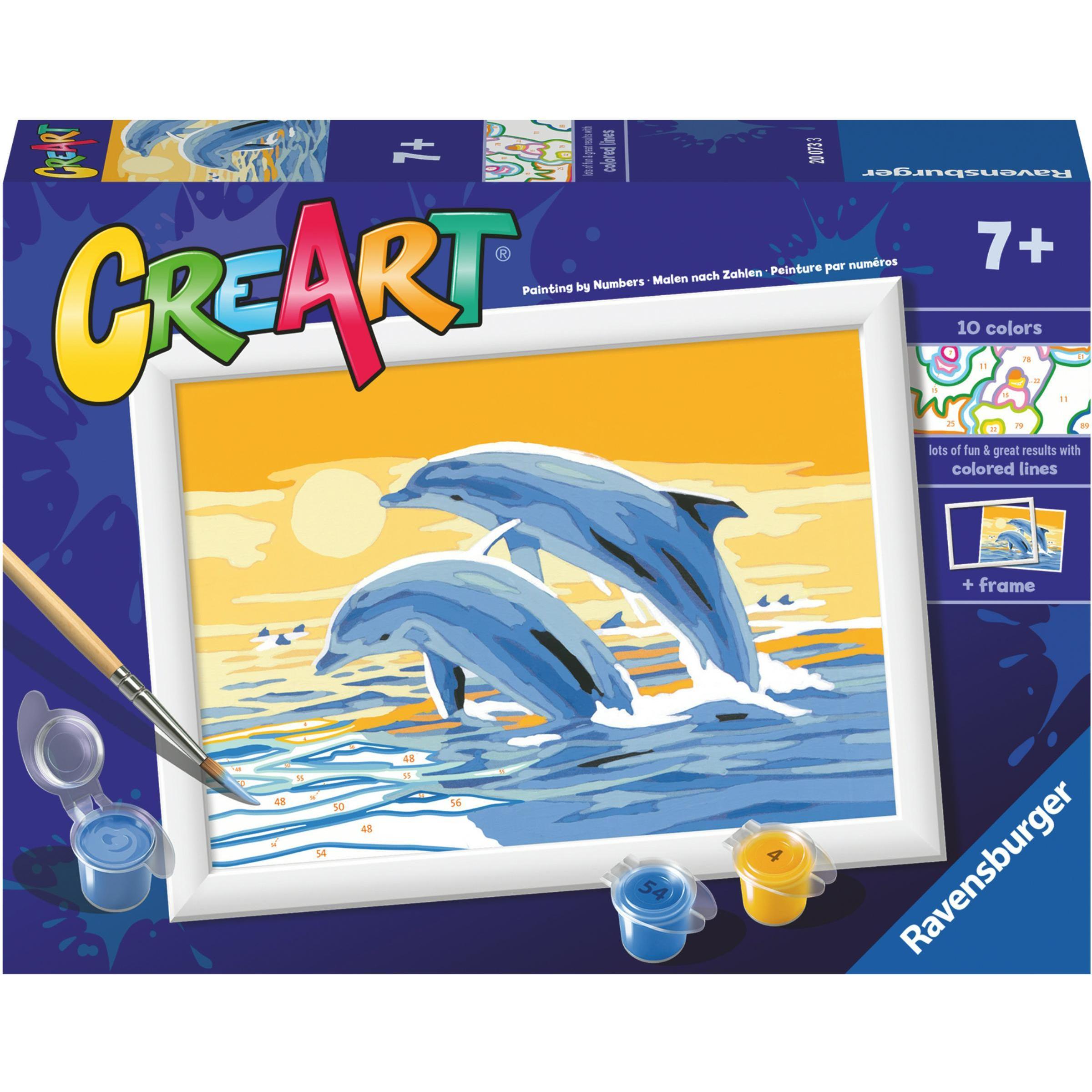 Ravensburger CreArt Delightful Dolphins