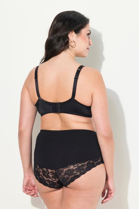 Produktbild Ulla Popken Bügel-BH, Jacquard, Spitzenkante, Cup C - G (100 F)