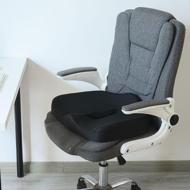 Image du produit Ideoon Ergonomisches Memory-Foam-Sitzkissen - Premium Autositzkissen & Bürostuhlkissen