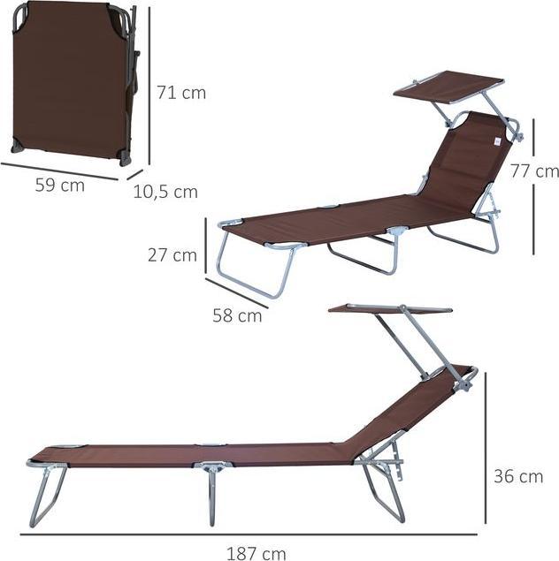 Produktbild Swisshandel24 Sonnenliege (187 cm)