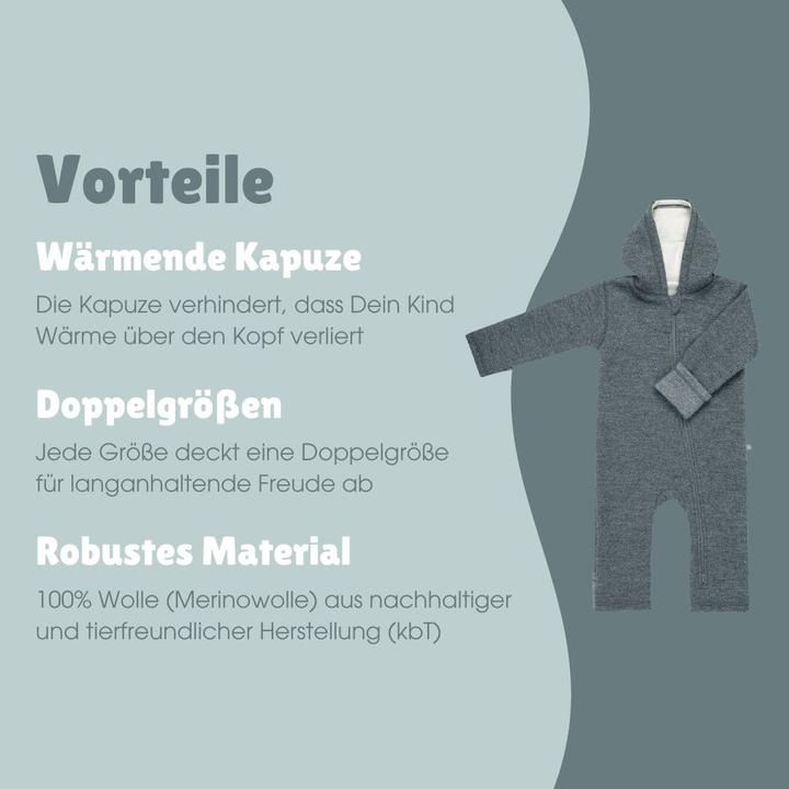 Produktbild Emma & noah Wollwalk Overall (62, 68)