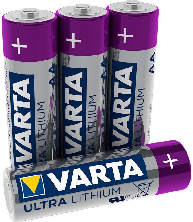 Actual product image Varta ULTRA Lithium (4 pcs., AA, 3000 mAh)
