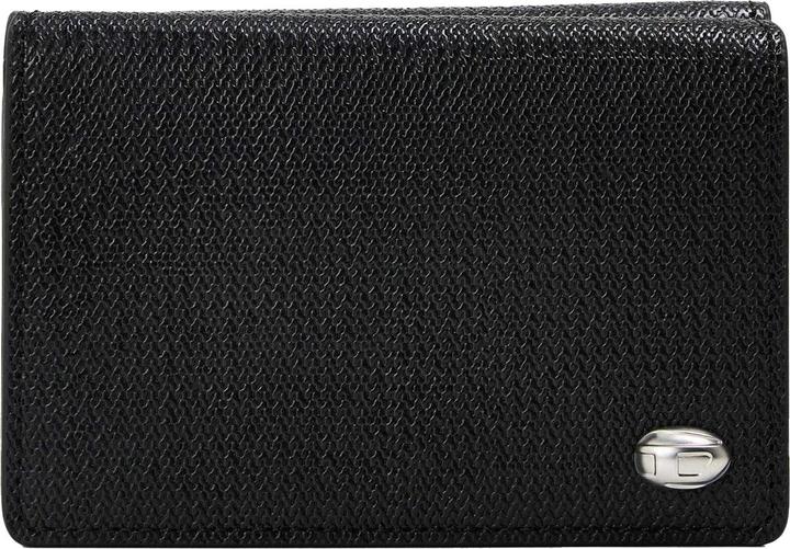 Actual product image Diesel Tri-Fold Leather Textured Wallet