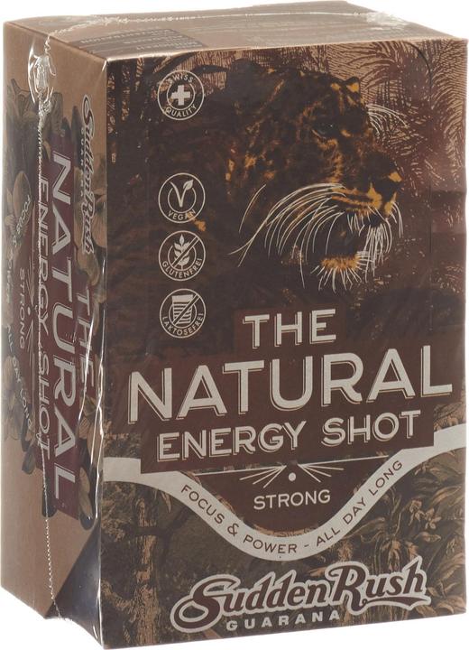 Produktbild Sudden Rush Natural Energy Shot Strong (Caramel, 24 x)