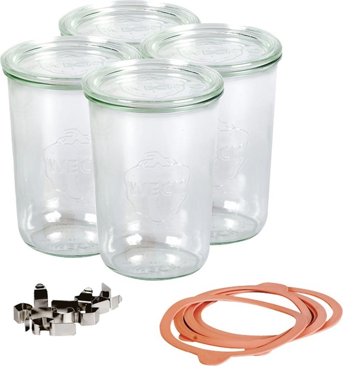 Actual product image Weck lintel shape (4 pcs., 0.85 l)