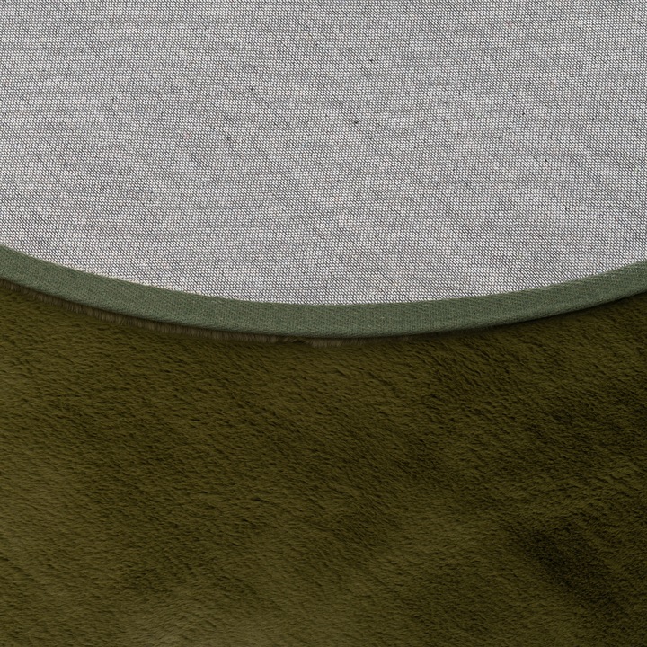 Produktbild Pergamon Luxus Super Soft Fellteppich Plush Rund (120 x 120 cm)