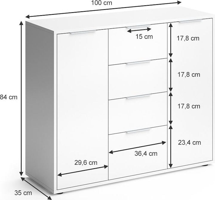 Image du produit Vicco Leon (100 x 35 x 84 cm)