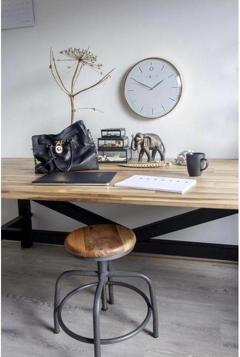 Actual product image Nextime Wall clock Glamour white (40 cm)