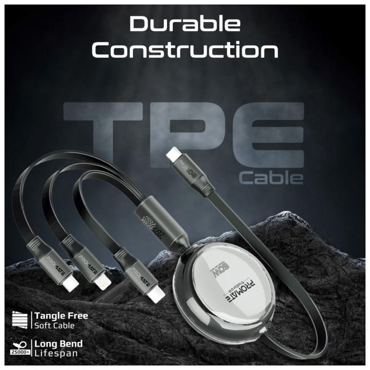 Image du produit ProMate TrioCord-R (1.10 m, USB 3.0, 60 W)