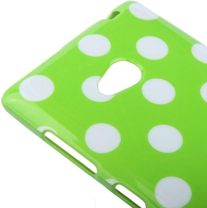 Produktbild König Design Schutzhülle TPU Case für Handy Nokia Lumia 720 Grün / Weiss (Nokia Lumia 720)