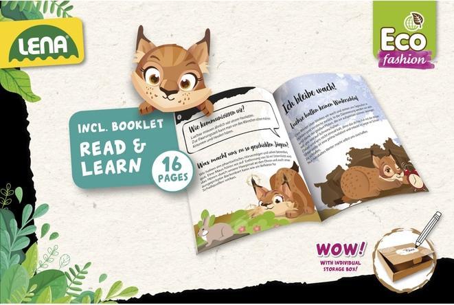 Actual product image Lena Eco Macramé© Jewellery, FSC RECYCLED, folding box