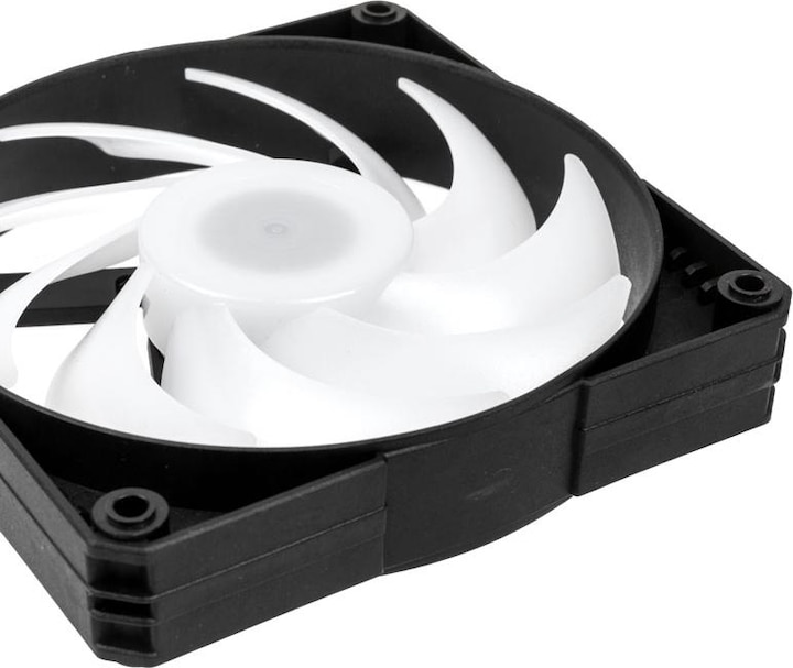 Actual product image Phanteks SK PWM D-RGB fan, pack of 3 - 120mm, black/white (120 mm, 3 x)