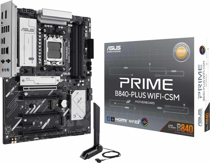 ASUS PRIME B840-PLUS WIFI (AM5, AMD B840, ATX)