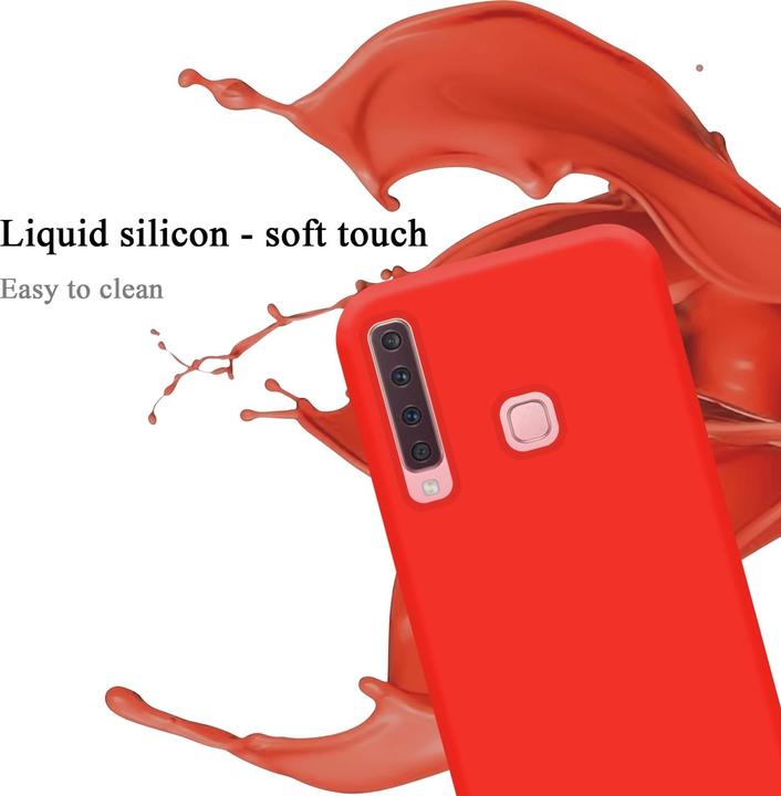 Actual product image Cadorabo TPU Liquid Silicone Case Cover for Samsung Galaxy A9 2018 (Samsung Galaxy A9 (2018))