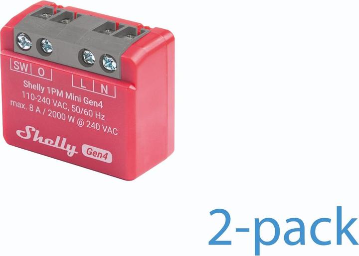 Image du produit Shelly 1PM Mini Gen4 (Actionneur de commutation)