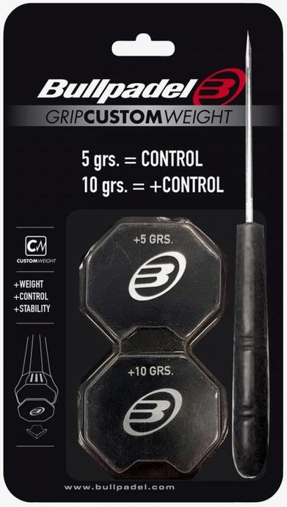 Actual product image Bullpadel Grip Custom weight 5/10 gram