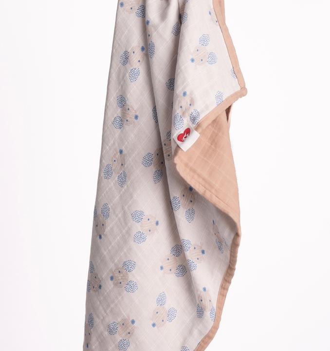 Actual product image Beberotti 4 Layered Double sided Organic Muslin Blanket (90 x 75 cm)