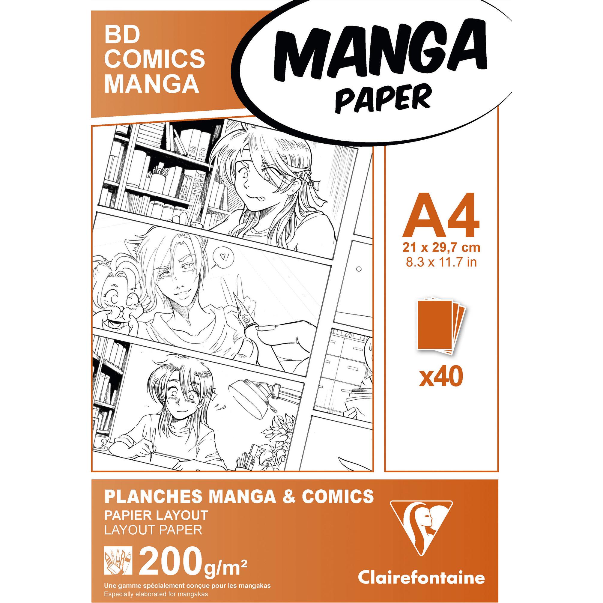 Clairefontaine, Heft + Block, Trockene Techniken (A4)