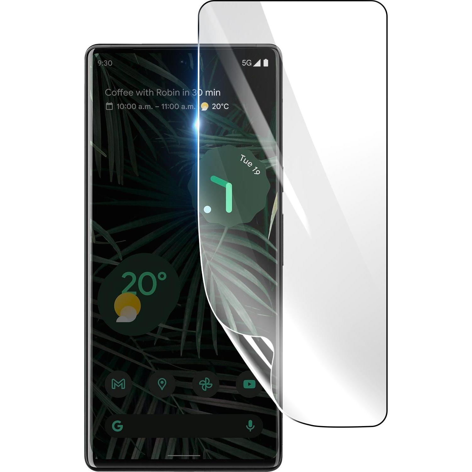 3MK Hydrogel Bildschirmfolie für Google Pixel 6 (1 Stück, Google Pixel 6), Smartphone Schutzfolie, Transparent